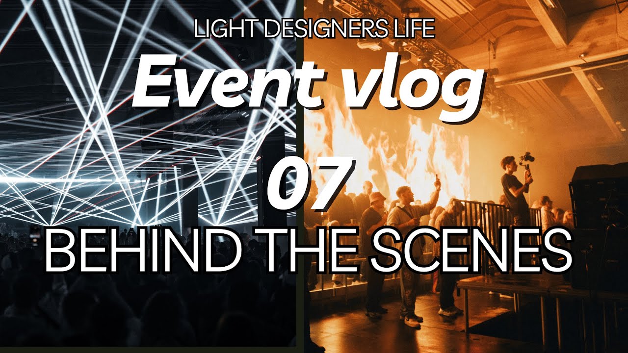 Behind the Scenes: Event Lighting! Techno in Copenhagen ! (VLOG# 7)