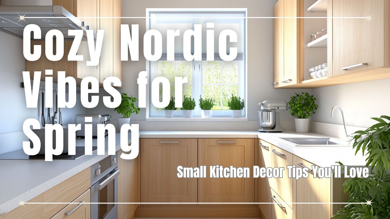 Cozy Nordic Vibes for Spring: Small Kitchen Decor Tips You&rsquo;ll Love