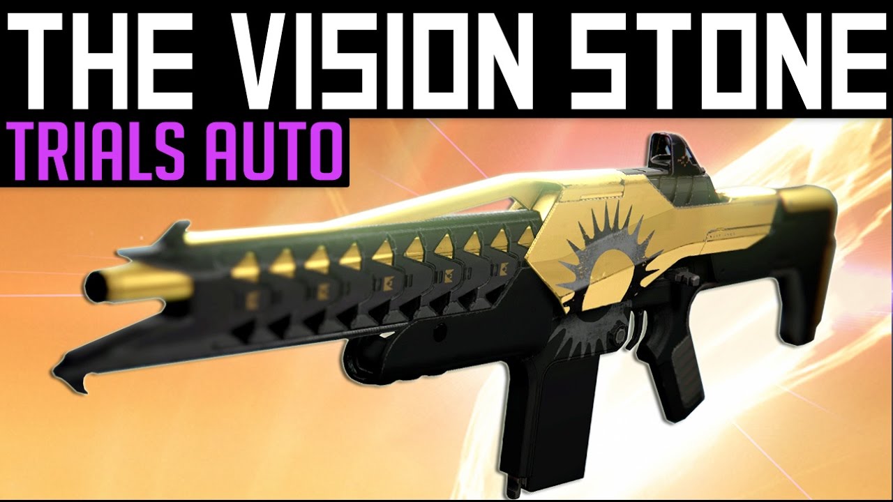 Destiny | THE VISION STONE! - PvP Gameplay & Review (Trials of Osiris Auto Rifle)