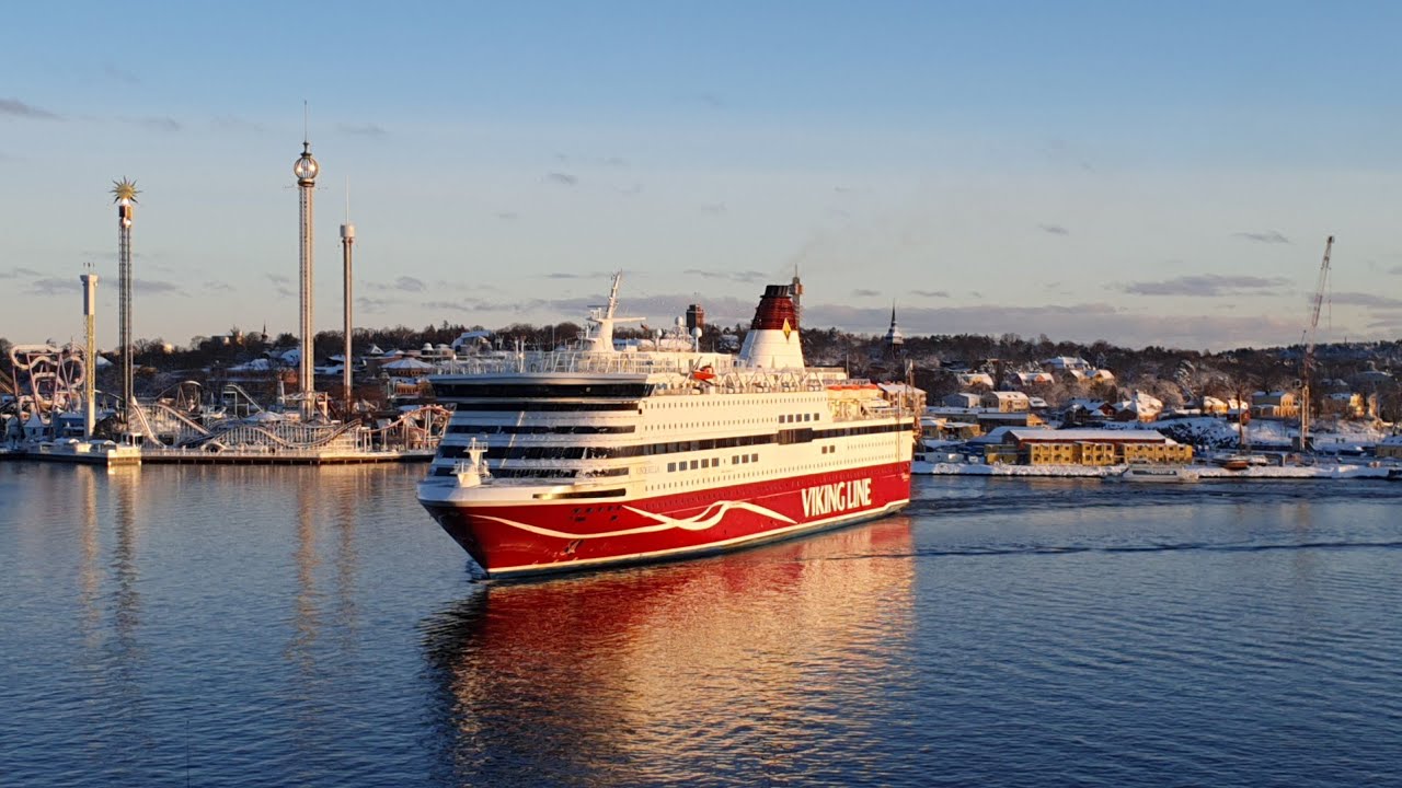 Viking Cinderella arrives in Stockholm a winter morning