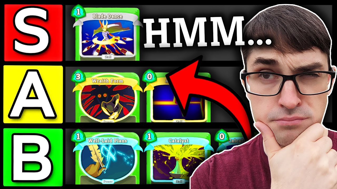 Ranking EVERY Silent Card in Slay the Spire! (Tier List)
