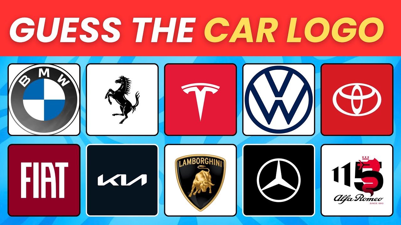 Guess The Car Brand Logo Quiz 🚗 | Easy, Medium,Hard, Impossibly 