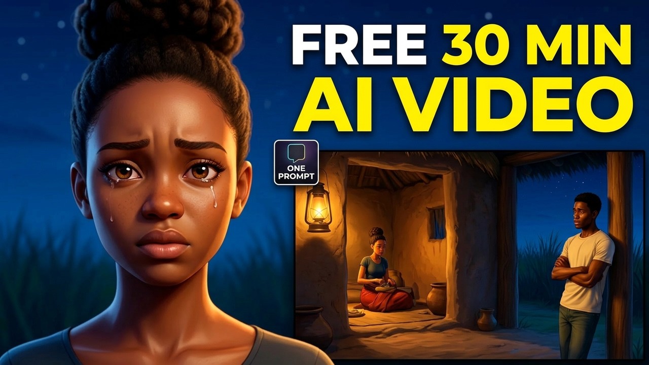 Create 30 MINUTES Long AI-Animated Videos Using Completely FREE AI Tools With ONE PROMPT