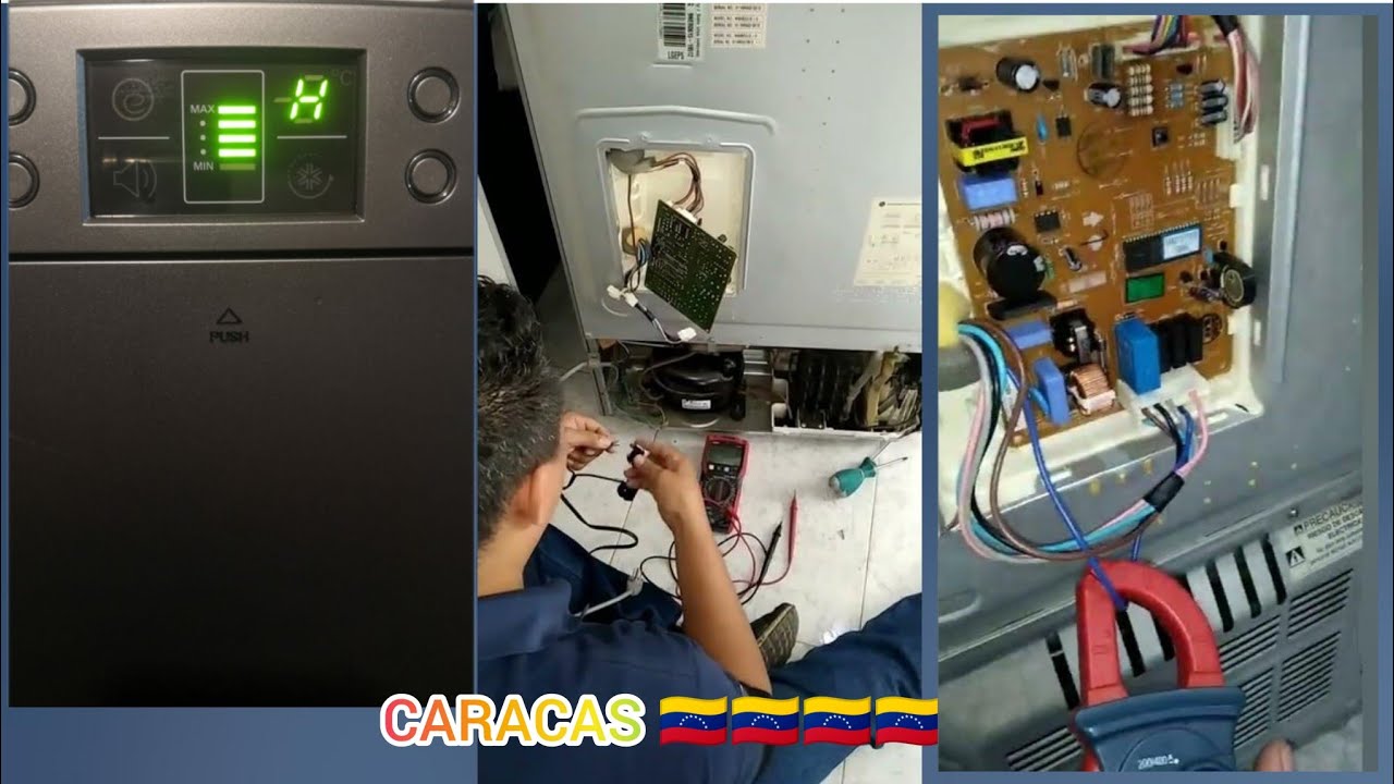 NEVERA HELADERA  LG  MB482ULS-G  ERROR (H)  FALLA DE PLACA