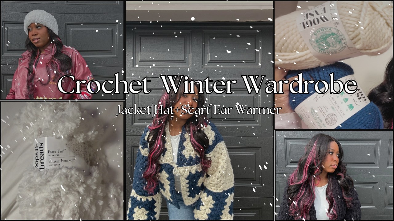 Crocheting My Winter Wardrobe | Jacket | Cardigan | Hat+Scarf | Earwamer❄️🧶