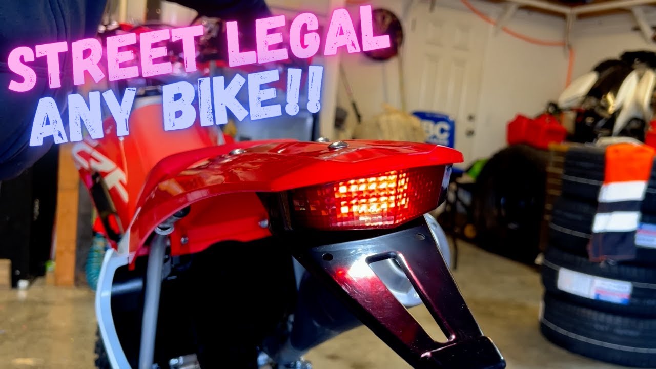 Street legal any dirtbike #crf250f #crf #streetlegal