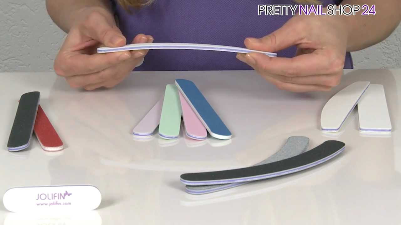 Nagelfeilen für die gelungene Maniküre und künstliche Fingernägel