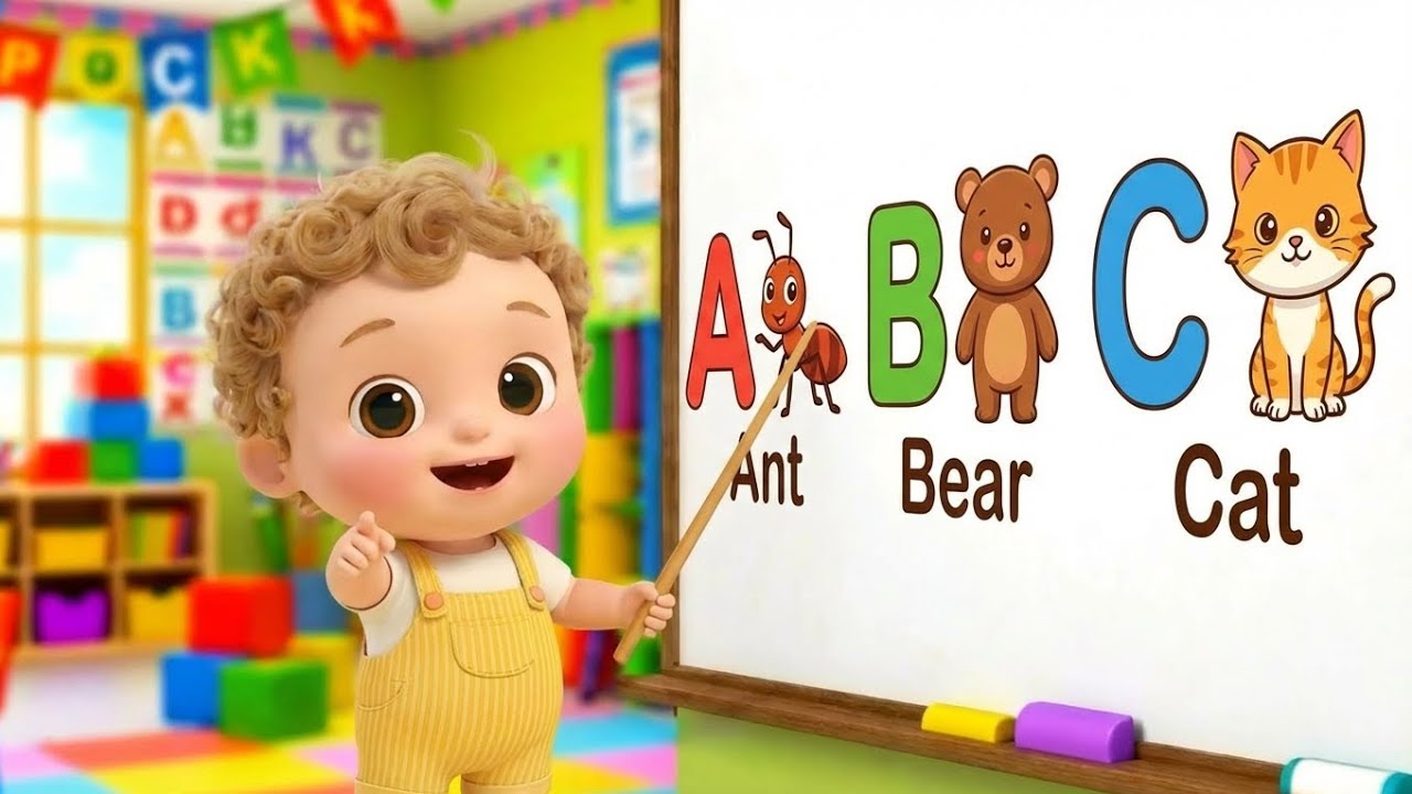 ABC Animals Song 🐸🐍 Learn Alphabet with Animals | Phonics for Kids