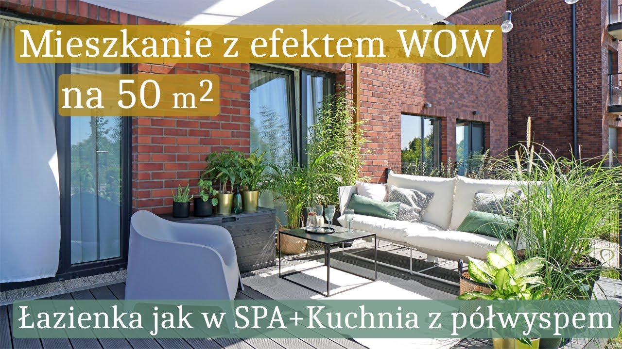 MAŁE MIESZKANIE MARZEŃ 🏆 PROJEKT Łazienki marzeń + Betonowy sufit i Wnętrza z efektem WOW!