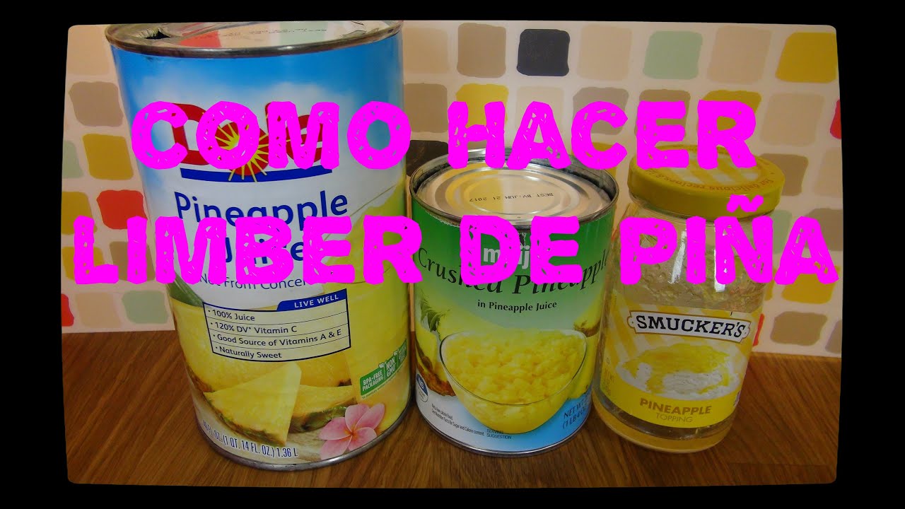 Como Hacer Limber De Piña