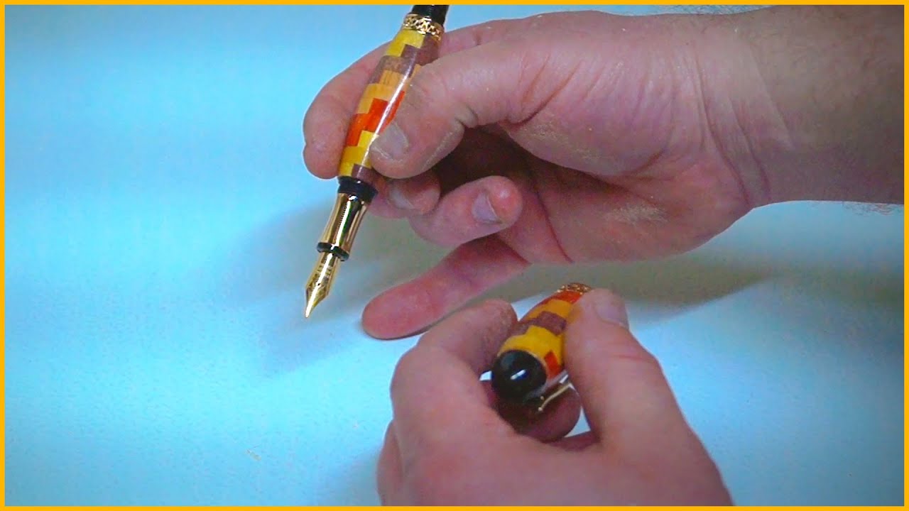 Woodturning Segmented Fountain Pen