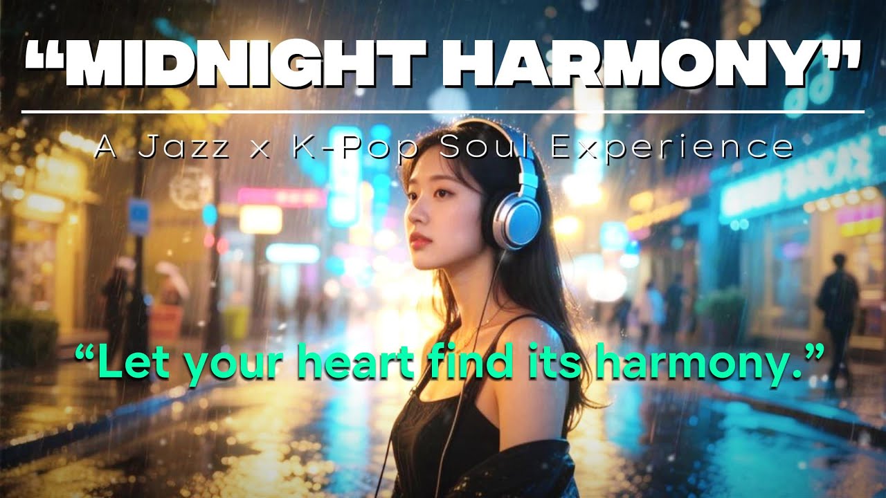 Midnight Harmony – Jazz K-Pop Soul Fusion | Chill Night Vibes & Aesthetic Music