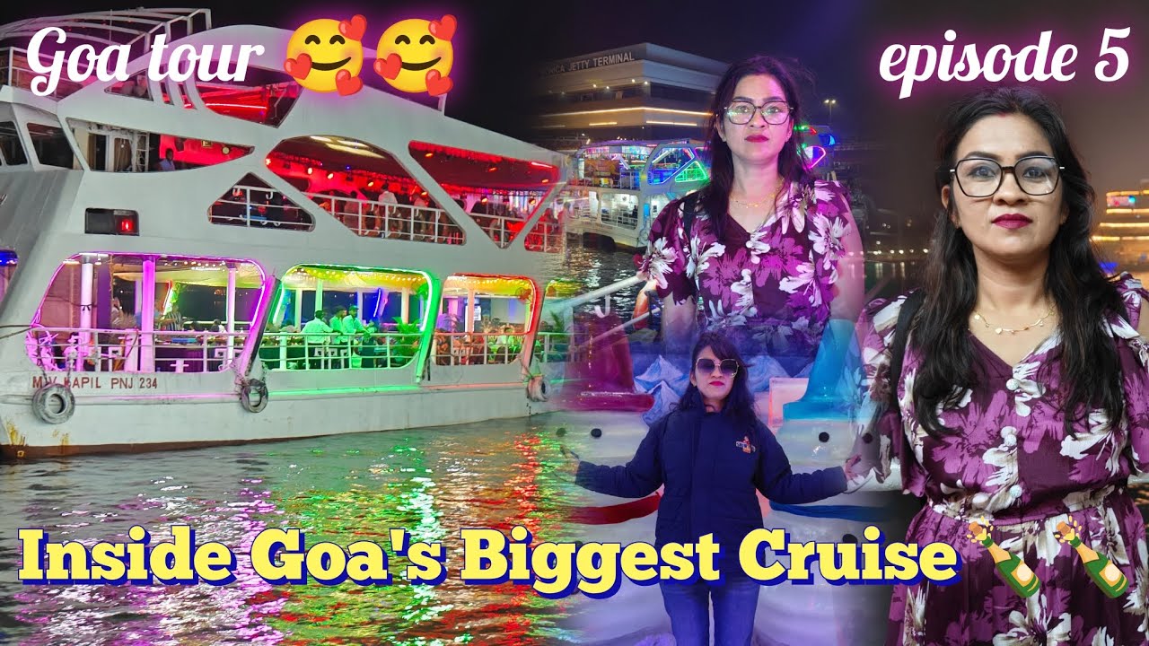 गोवा में ऐसी पार्टी नहीं देखी होगी 🛳️||गोवा की सबसे खतरनाक क्रूज पार्टी! 🛳️🔥||सबसे ठंडा स्नो पार्क🥰😜