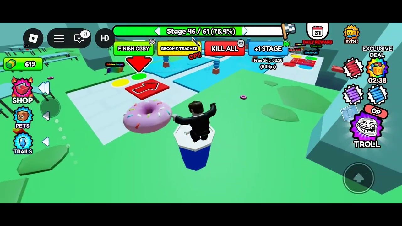Escape school obby on Roblox (pls send me help)