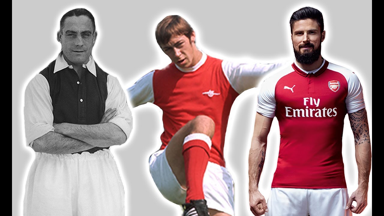 Arsenal's Football Kit History/Evolution | Then And Now