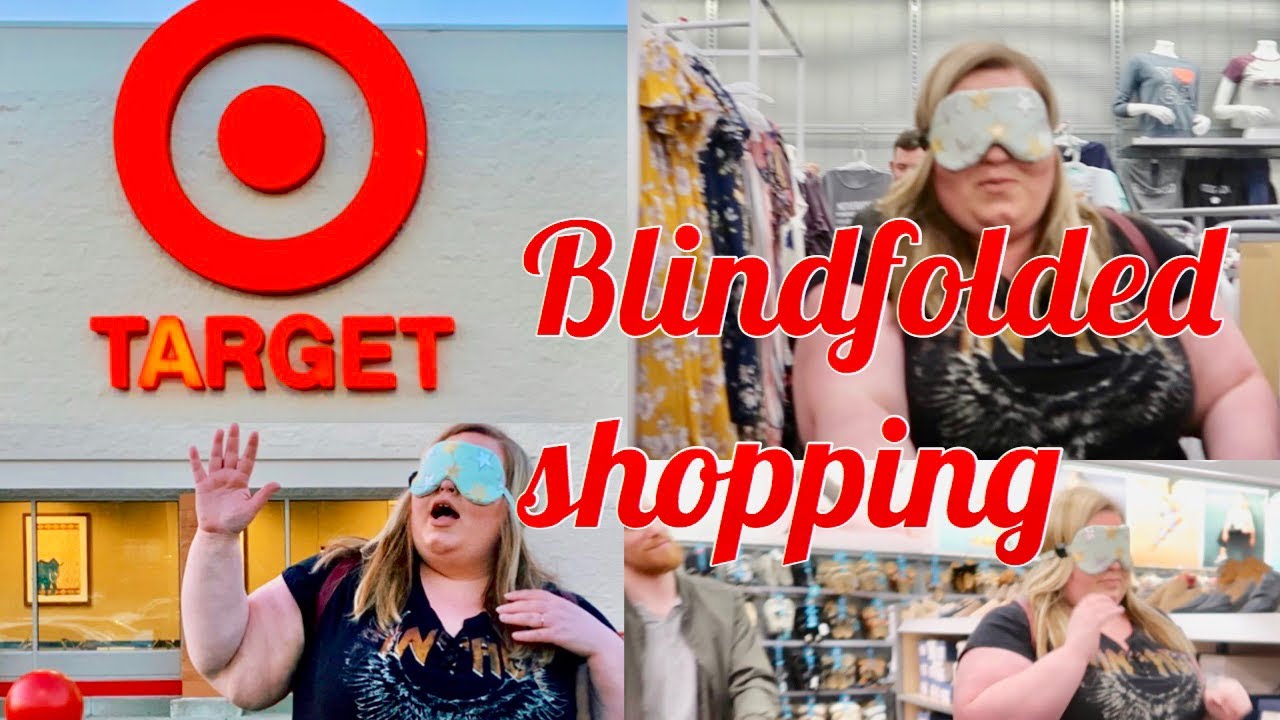 Blindfolded shopping spree