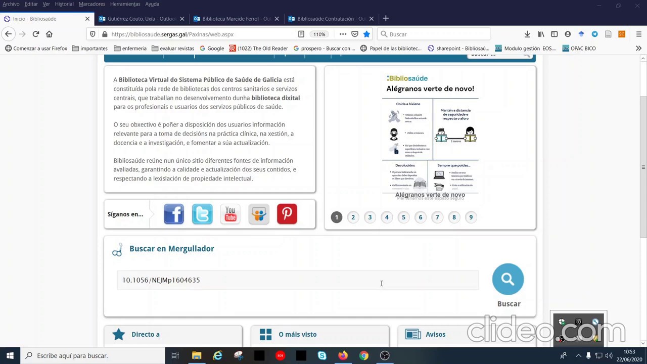 Localizar un articulo por doi en mergullador