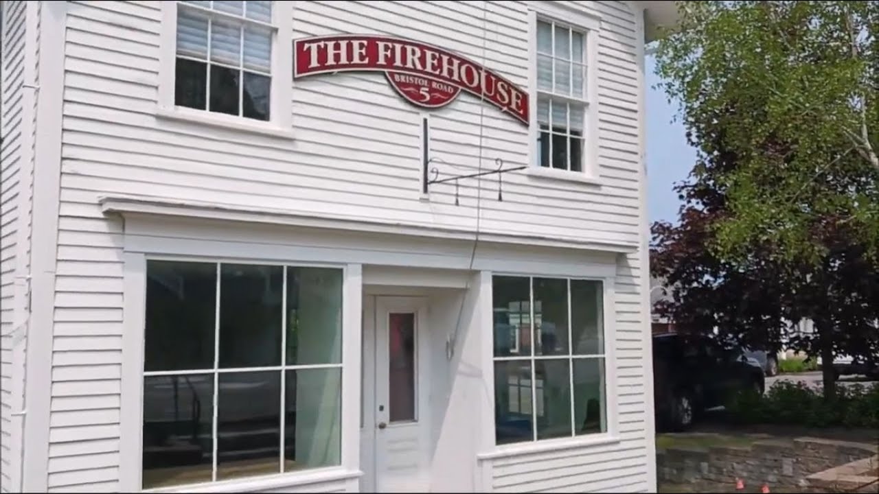 Former Historic Firehouse in Damariscotta, ME - June 2025