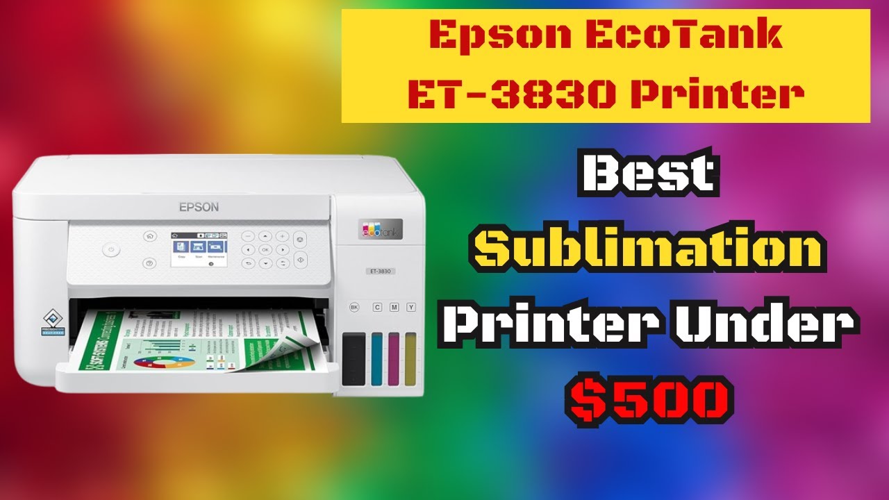 Epson EcoTank ET-3830 | All-in-One Color Supertank Printer