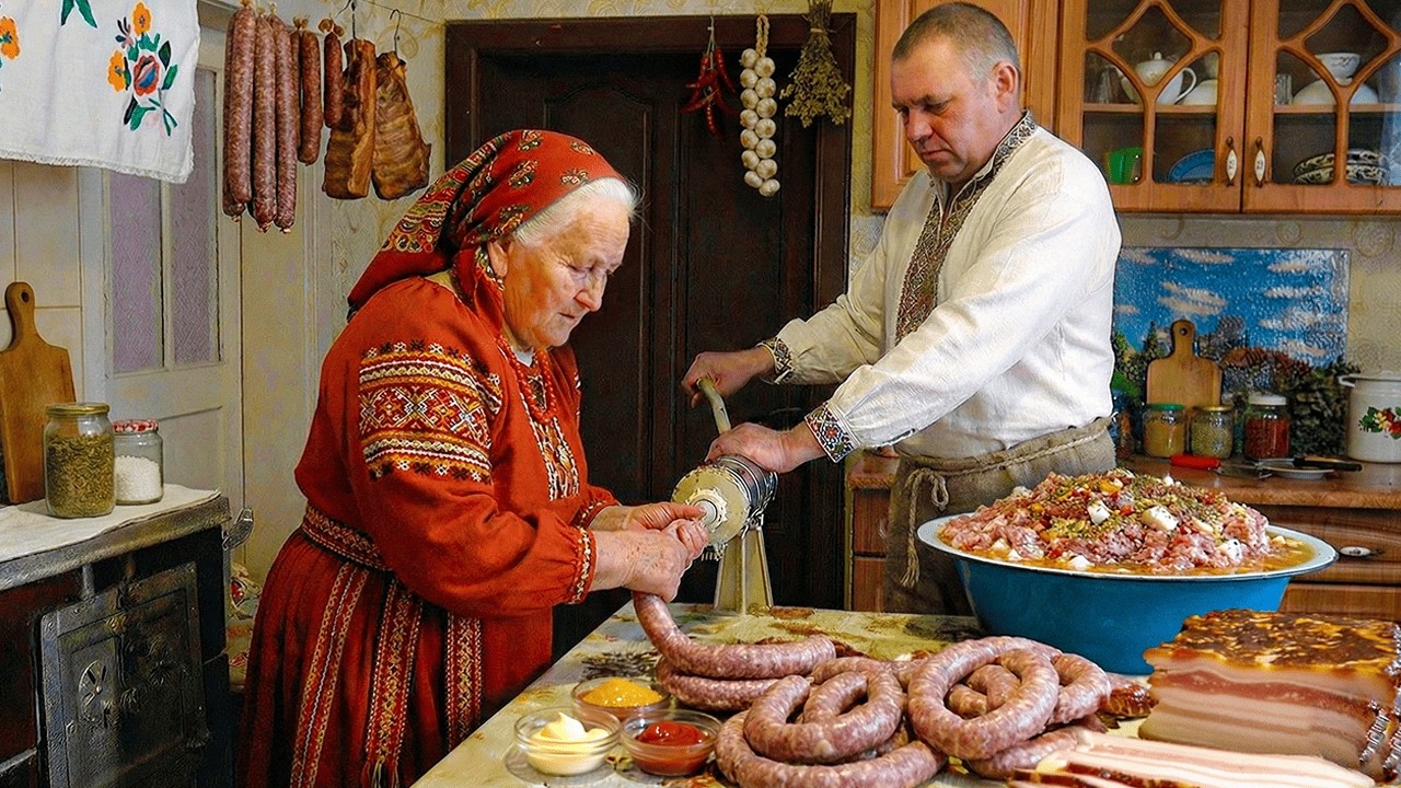 Harsh Winter in a Remote Carpathian Village &mdash; 85-Year-Old Grandmother's Secret Family Recipe