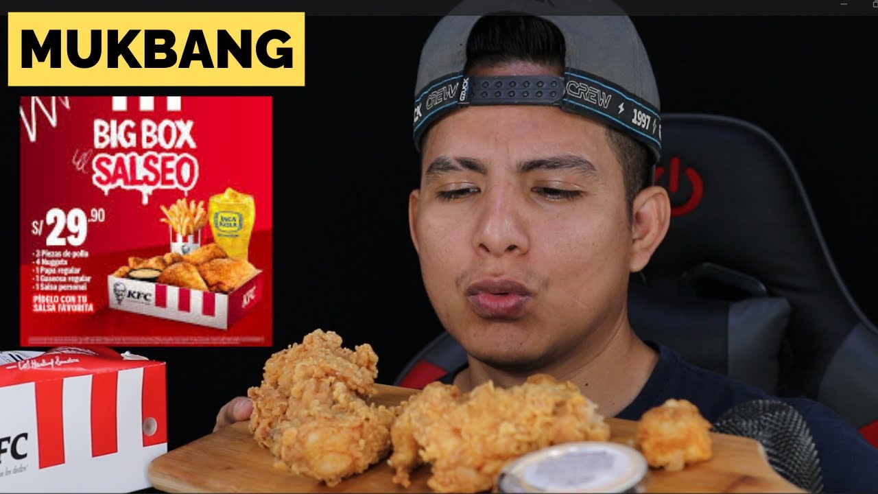 ASMR PROBANDO EL BOX SALSEO DE KFC