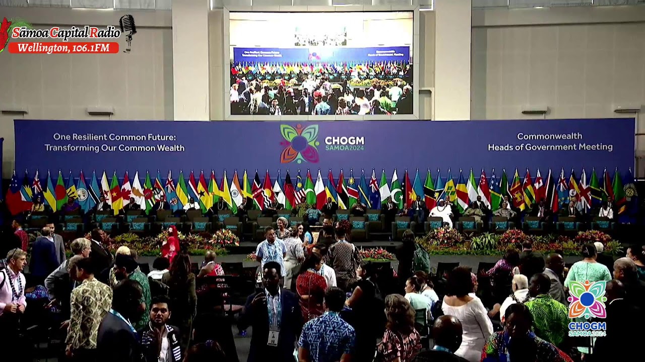 Opening Ceremony of the Commonwealth Heads of Government Meeting at the Tuana'imato Conference Ce…