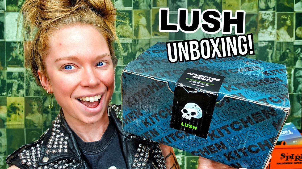 Lush OCTOBER Halloween Theme Makeup Perfume Subscription Box! - Lush Kitchen Unboxing