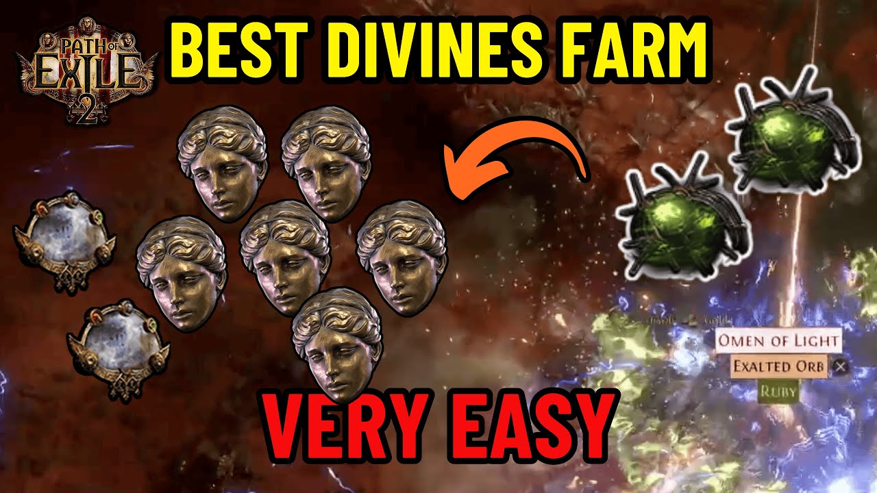 Poe 2 QUICKLY FARM HUNDREDS OF DIVINES with this strategy