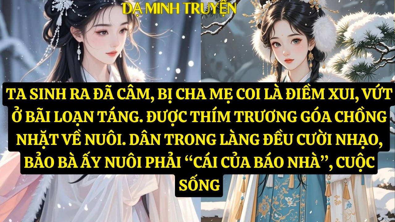 TRUYỆN: TA SINH RA ĐÃ CÂM, BỊ CHA MẸ COI LÀ ĐIỀM XUI, VỨT Ở BÃI LOẠN TÁNG. ĐƯỢC  DM150