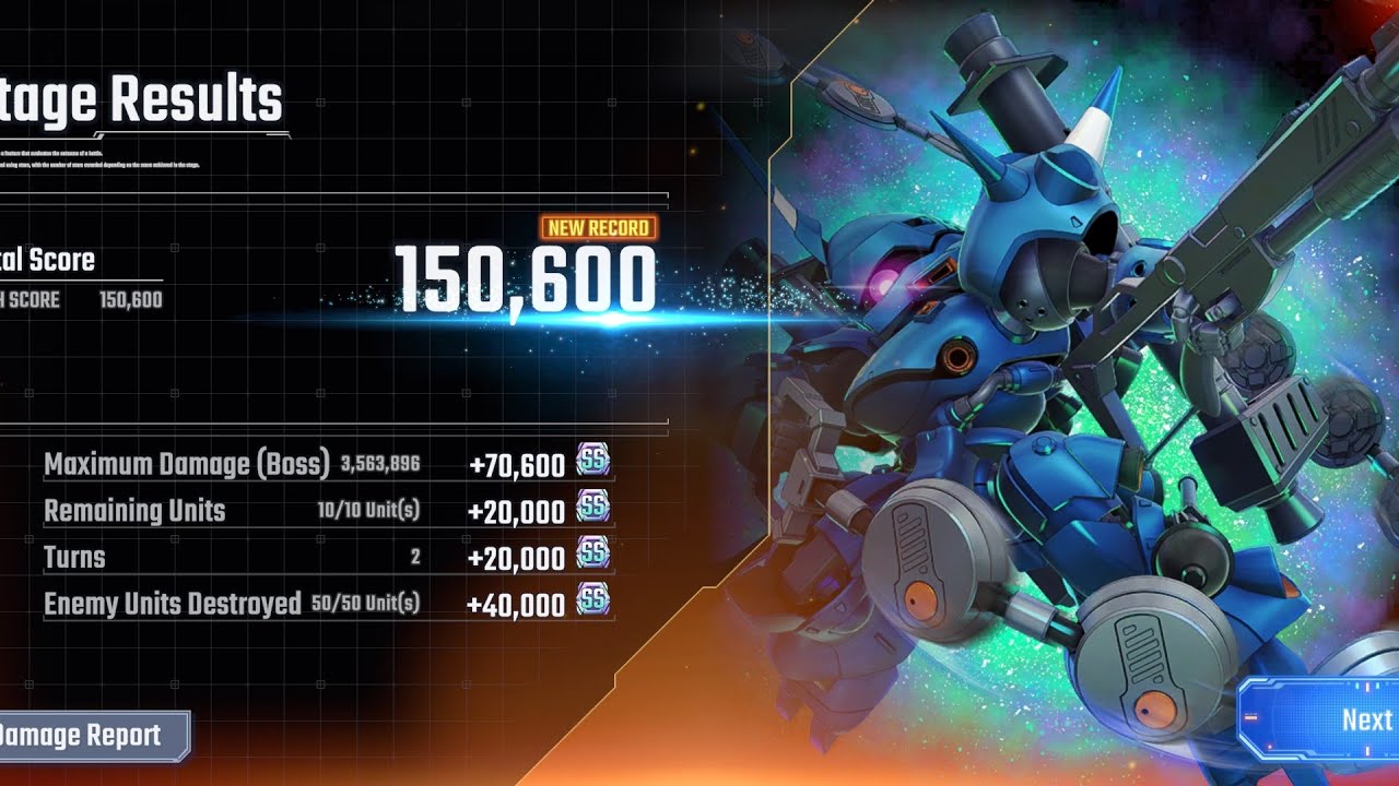 Grand Offensive Vol 1 Score Attack with 150,000 score - SD Gundam G Generation Eternal