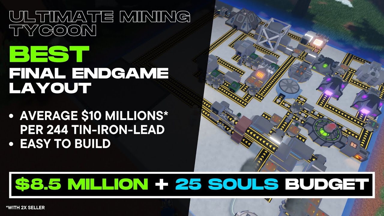 ЛУЧШИЙ ФИНАЛЬНЫЙ КОНЕЦ ИГРЫ Настройка Ultimate Mining Tycoon!