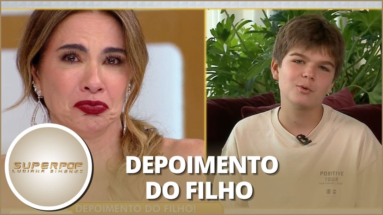 Luciana Gimenez se emociona com mensagem do filho Lorenzo: “Mãe, recupera logo”