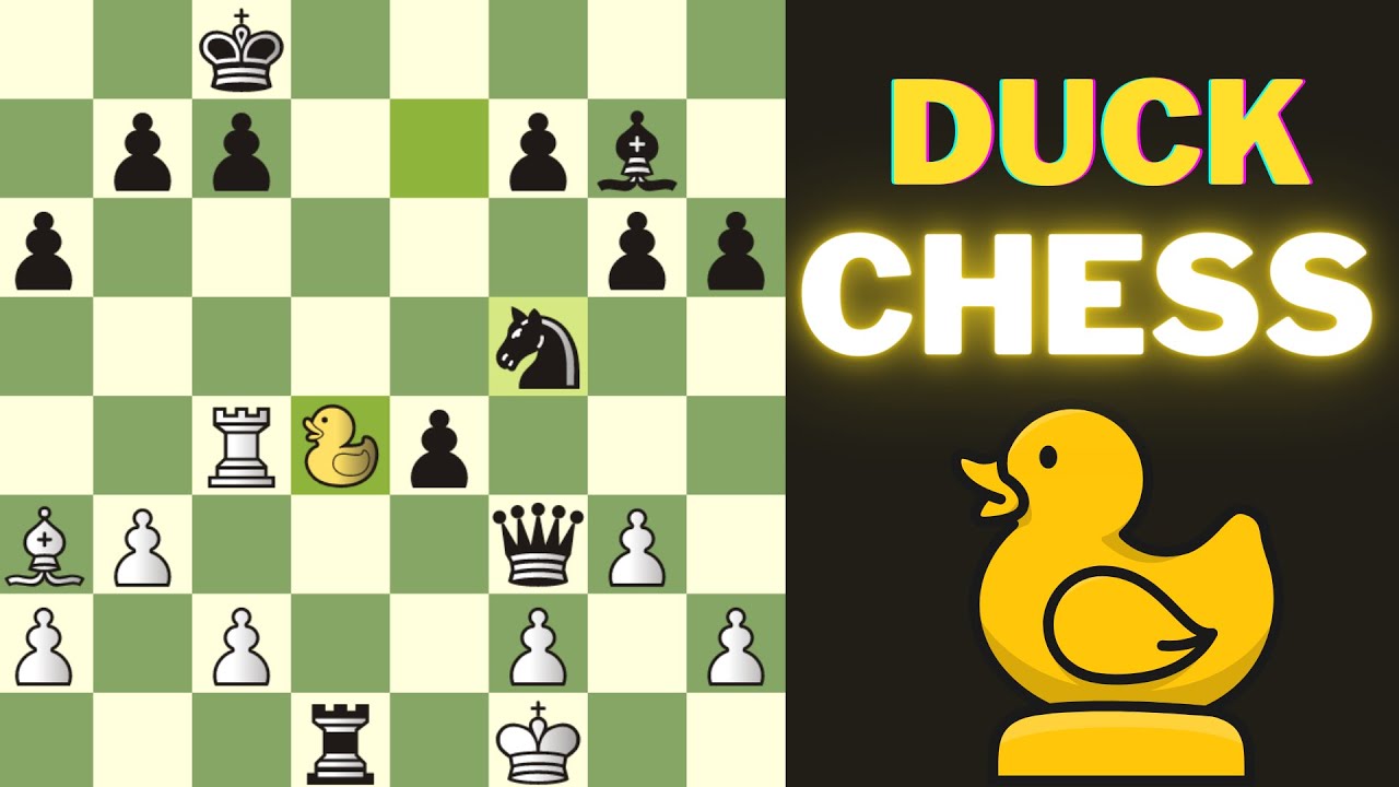 The king is captured in duck chess - fairy chess
