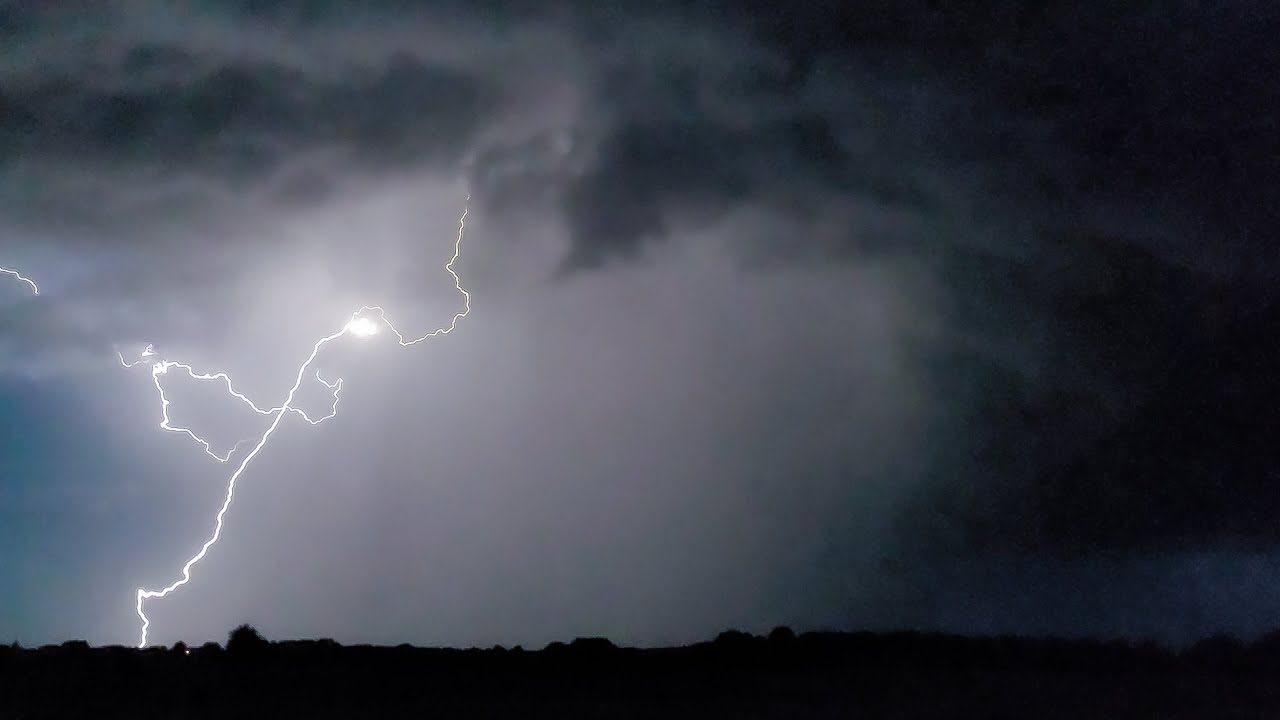 Wieczorna Superkomórka Burzowa - 27.06.2023 (Lightning Show) | Lubartów