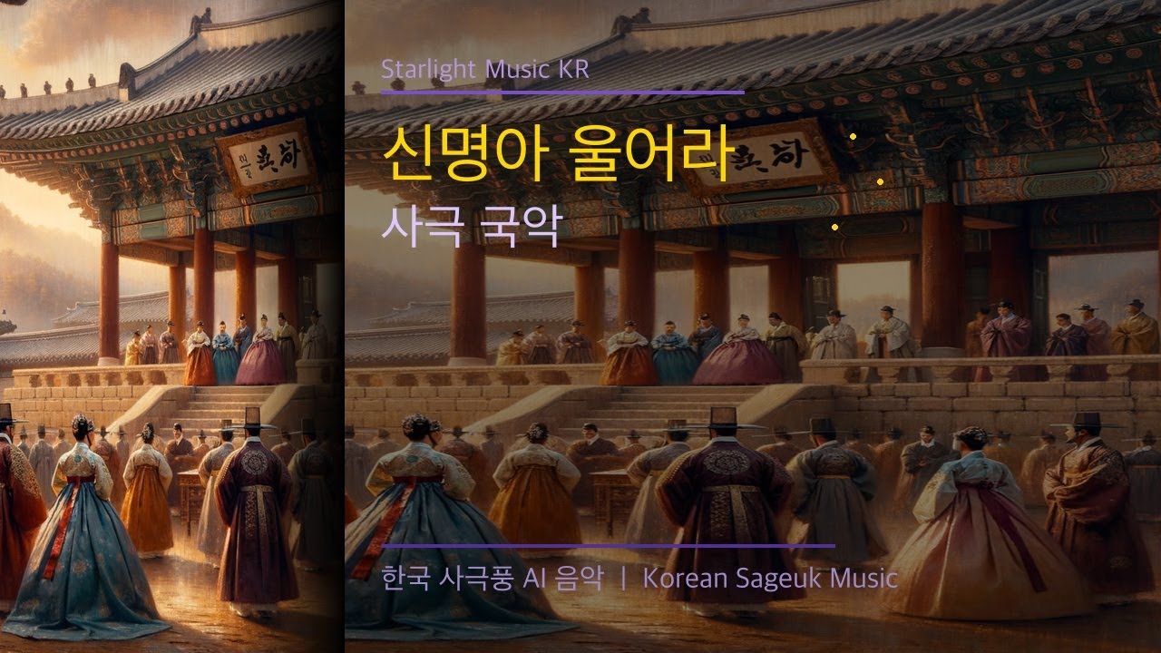 🌙 별빛음악 ｜ 신명아 울어라 - 사극 국악 #playlist