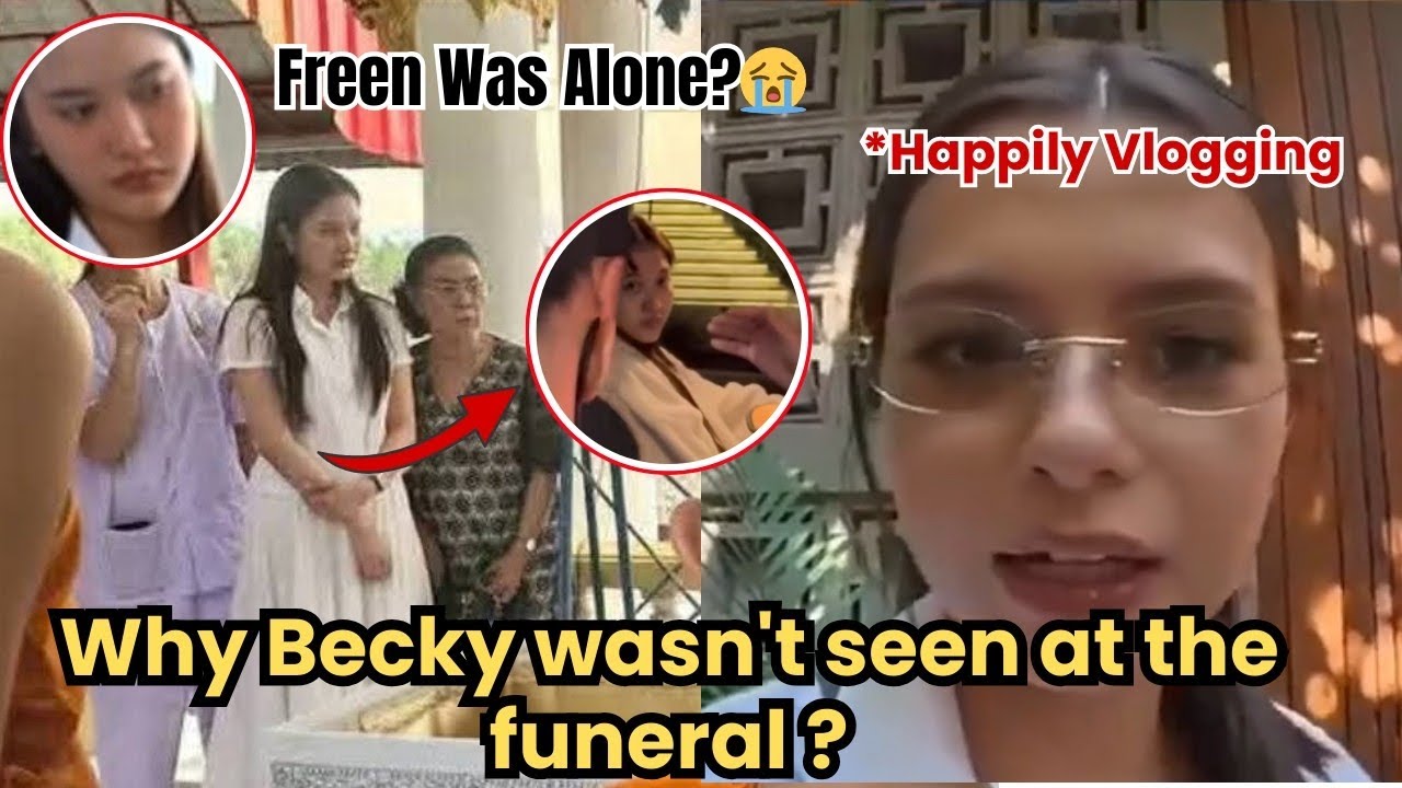 (Freenbecky)Was Becky Happily Vlogging While Freen Mourned Her Grandma's Funeral Alone?😱#freenbecky 