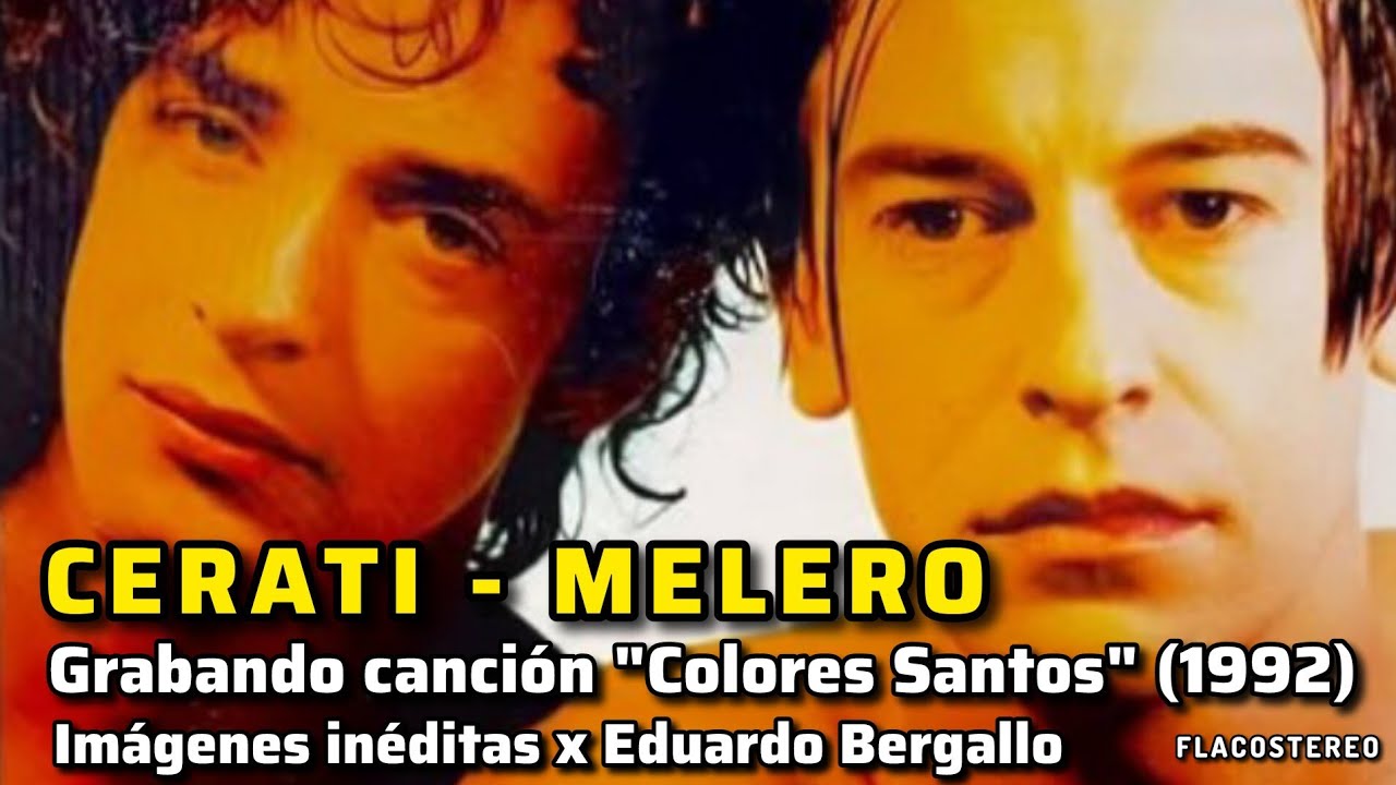 Cerati y Melero grabando canción 