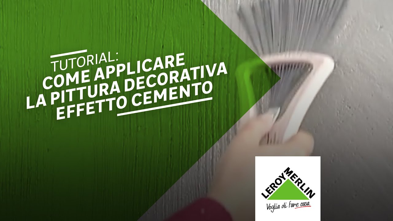 Tutorial: come applicare la pittura decorativa effetto Cemento | Leroy Merlin