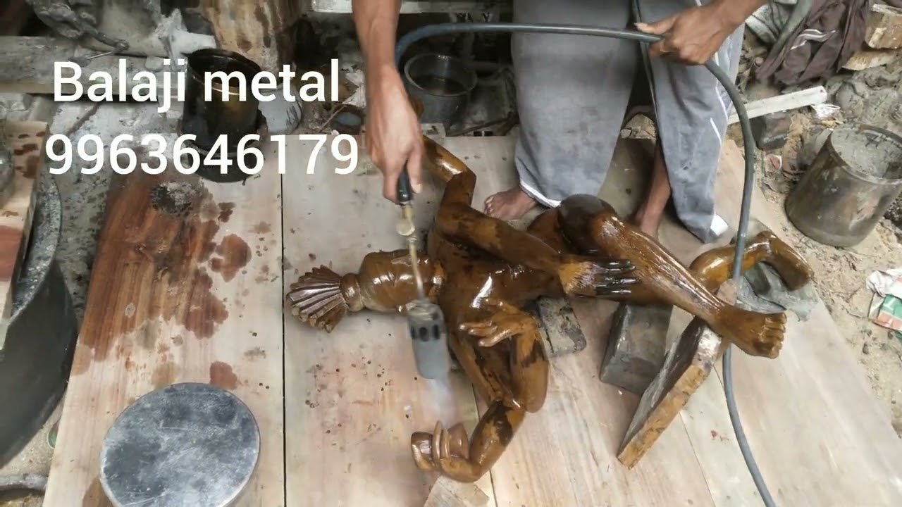 Casting process Panchaloha Nataraja swamy