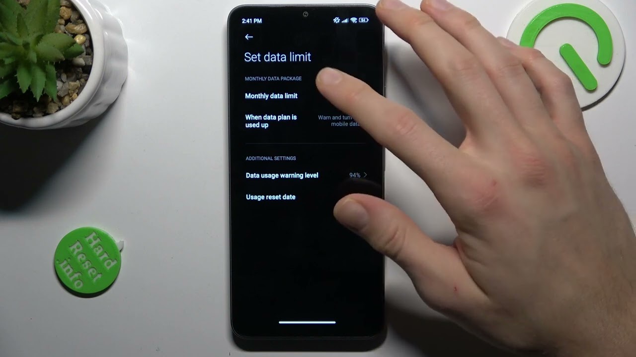How to Set Mobile Data Limit on Xiaomi Redmi 13R?