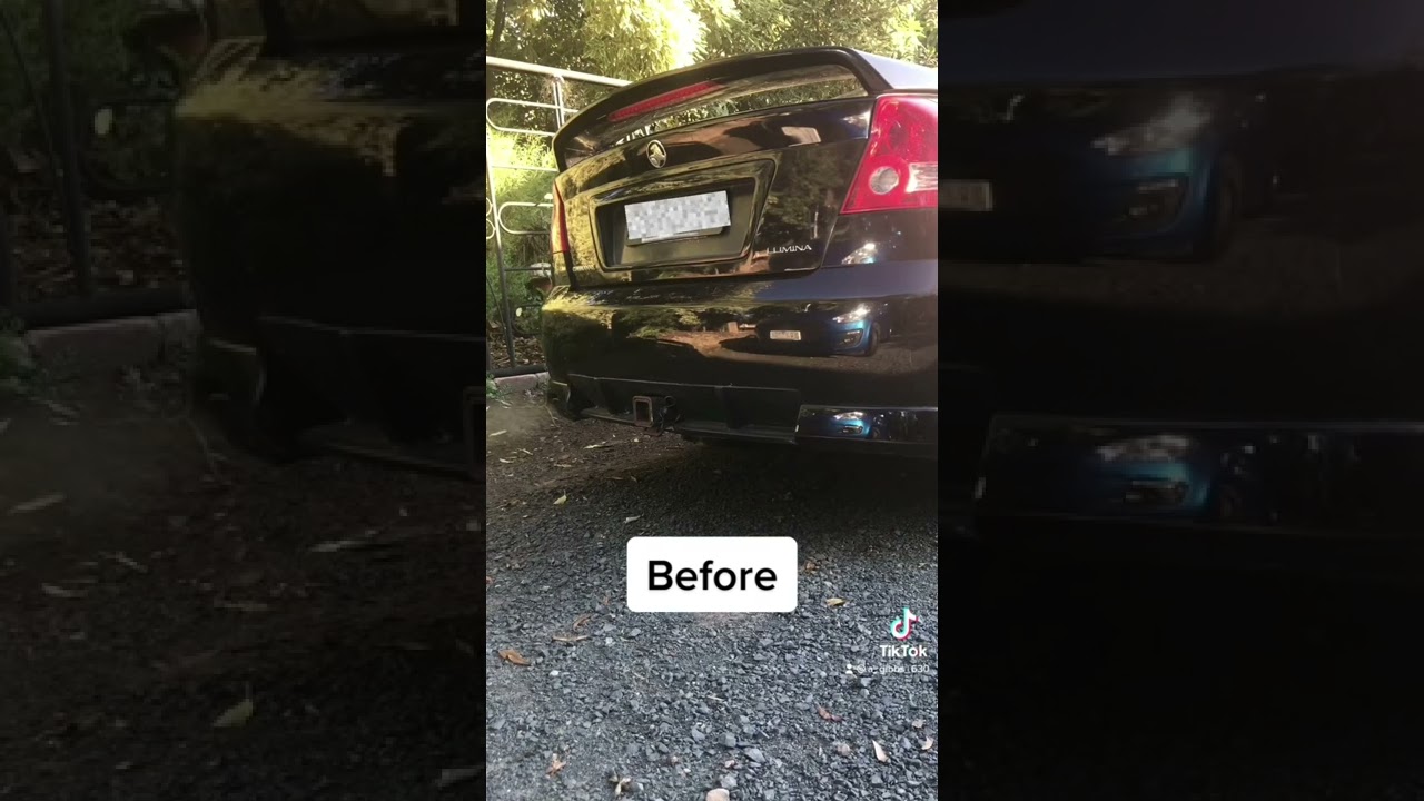 2.5&rdquo; Catback Exhaust on VY Commodore (Before and After)