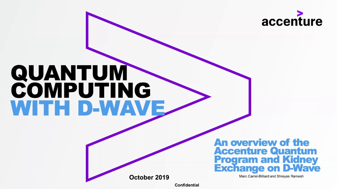 Delivering Value with Quantum Computing: The Kidney Exchange Network | D-Wave Webinar
