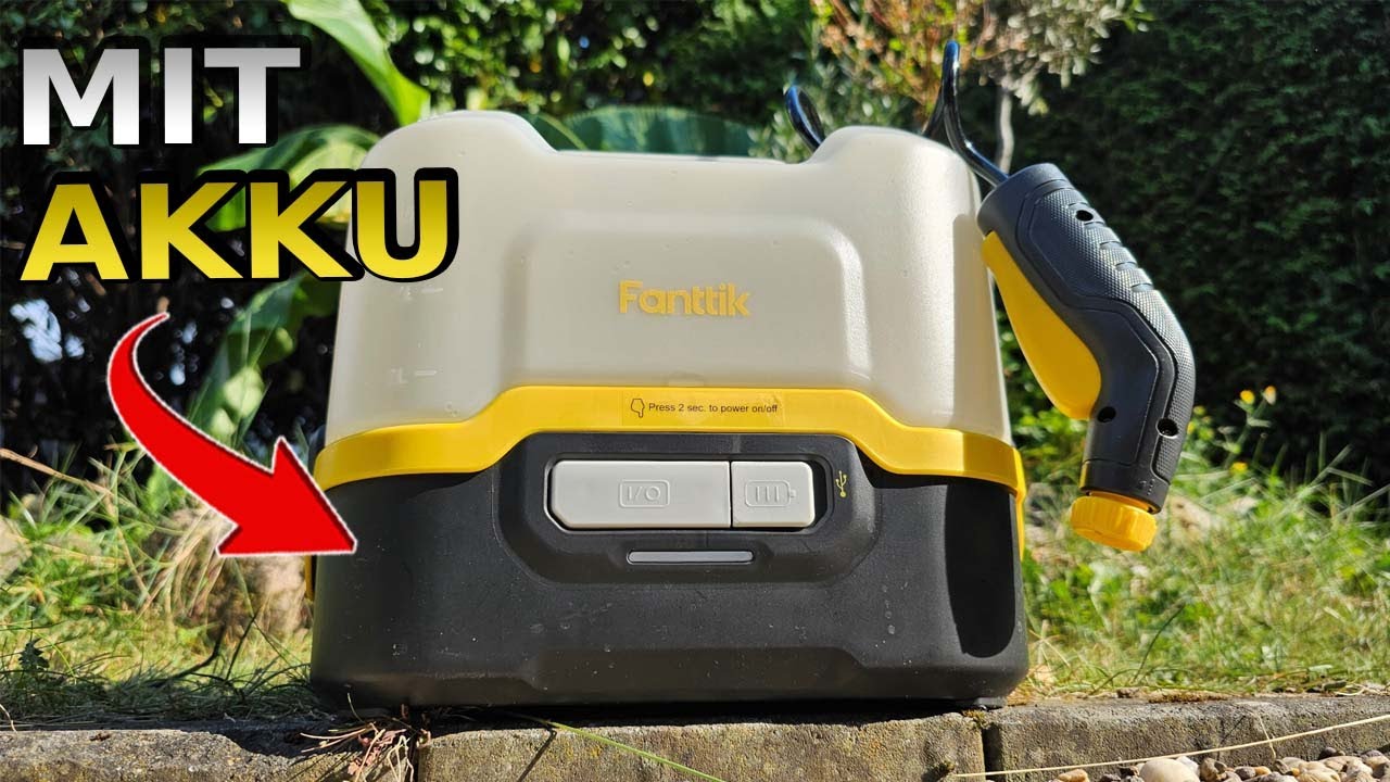 Vergesst Kärcher.. Der AKKU Hochdruckreiniger Fanttik NB8 Nano überrascht im Test