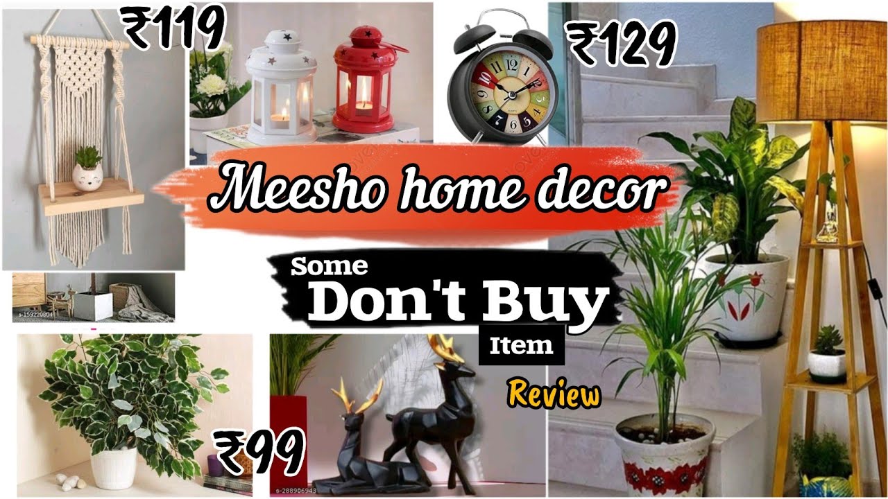 Meesho Home Decor haul #unbelievable  prices| But don't Buy this Product #Rajnicorner