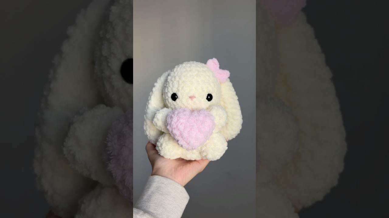 pattern by me 💕 #crochet #crochetpattern #crochettutorial #amigurumi #crocheting #bunny #plush