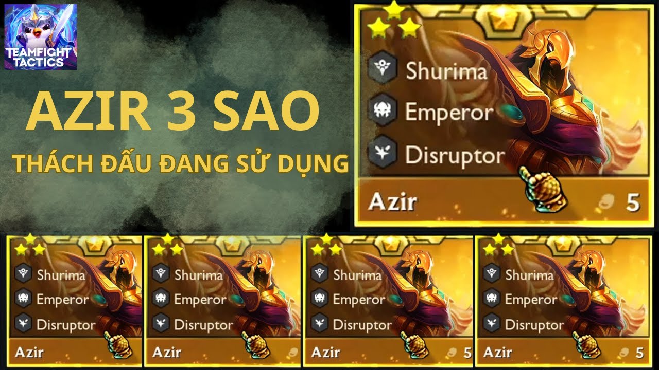 AZIR 3 SAO TOP 1 BÀI ĐẤU MÃN NHÃN VỚI BÀI AZIR SHURIMA FLEX EXODIA MỚI NHẤT ĐTCL MÙA 16