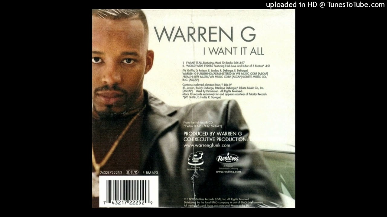 Warren G- I Want It All- Radio Edit Ft. Mack 10