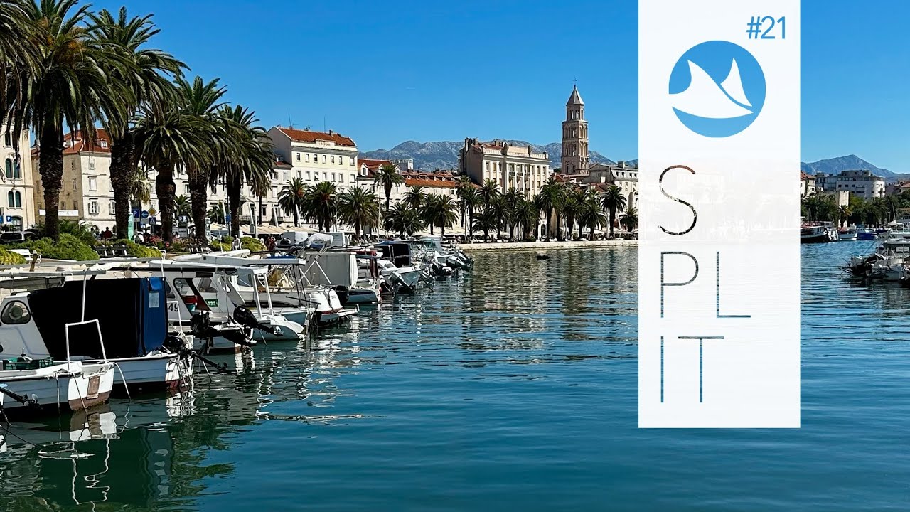 Chegamos em Split - Croatia, uma cidade cheia de história e cantinhos especiais 😍🫶