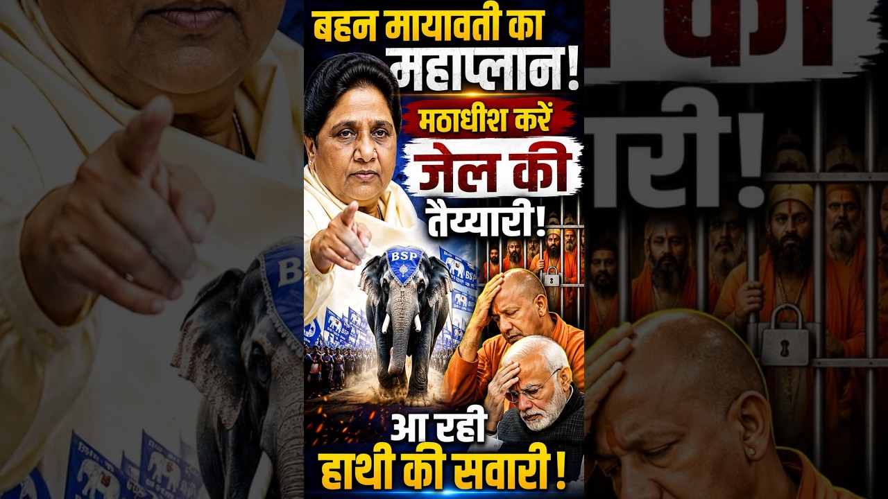 बहन Mayawati का महाप्लान! मठाधीश करें जेल की तय्यारी! आ रही हाथी की सवारी! #mayawati #bsp
