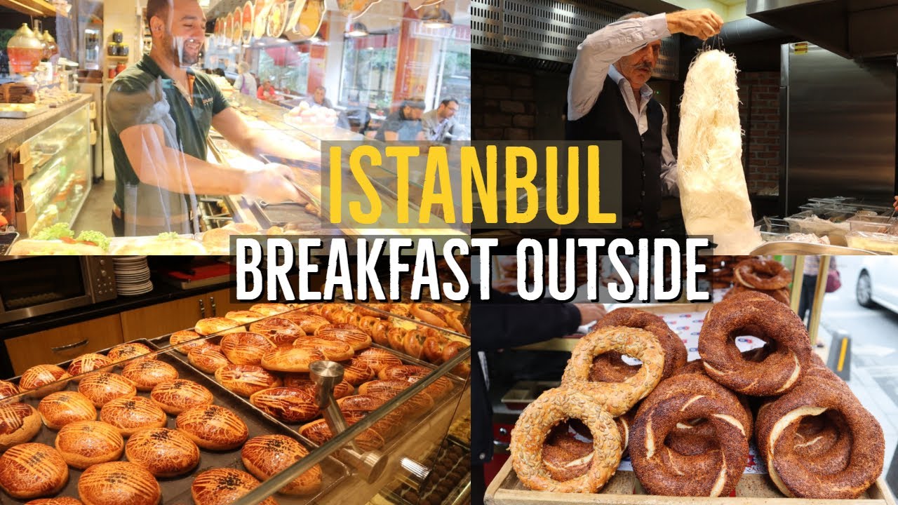 Breakfast Outside In Istanbul / How Turks Eat Breakfast In Restaurants